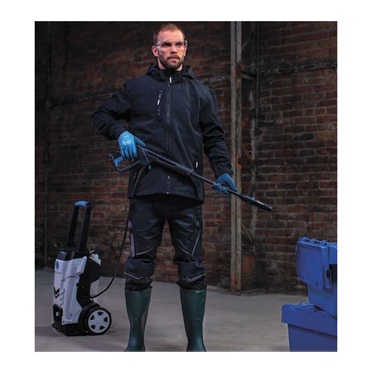 Guante Wonder Grip WG-318 Aqua, doble revestimiento de látex para máxima impermeabilidad, excelente destreza y agarre