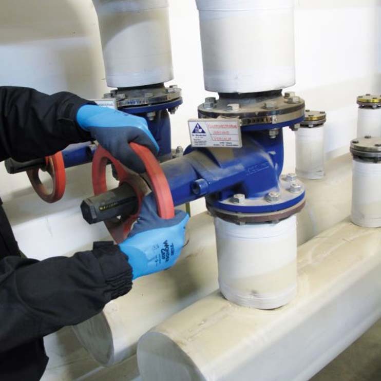 Guante Wonder Grip WG-318 Aqua, doble revestimiento de látex para máxima impermeabilidad, excelente destreza y agarre