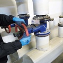 Guante Wonder Grip WG-318 Aqua, doble revestimiento de látex para máxima impermeabilidad, excelente destreza y agarre