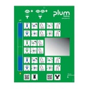 Estación lavaojos Plum iBox estanca a polvo para 2 botellas de 500 ml. simples o DUO (se venden por separado).