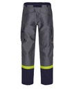 Pantalón ignífugo inherente para soldadura pesada Tranemo 552086 serie Outback Heavy Welding, con visibilidad aumentada, confeccionado en un tejido suave de larga vida útil y excelente protección contra la radiación UV de todos los tipos de soldadura, el calor radiante y salpicaduras metálicas, sin PFAs.