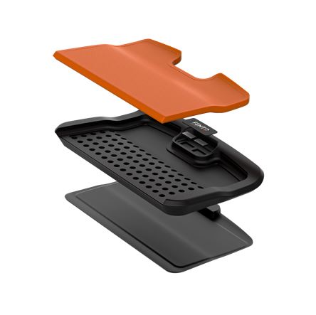 Pieza para trabajar de rodillas Fento Board M2, superficie antideslizante, zona imantada para dejar piezas y herramientas.