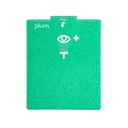 Estación lavaojos PLUM 4789 estanca con 1 botella de 500 ml. de solución salina y 1 botella de 200 ml. de solución pH neutro para productos químicos