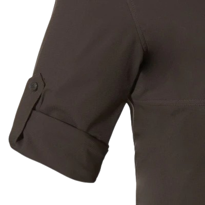Camisa Rovince Savanna Stretch Men, elástica en 4 direcciones, tejido transpirable y de secado rápido, mangas remangables, recubrimiento anti-insectos permanente, protección UV40