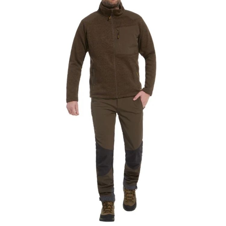 Forro polar repelente de insectos Rovince Coarse Men, cortavientos en parte frontal, transpirable en la espalda, insertos de tejido softshell elástico