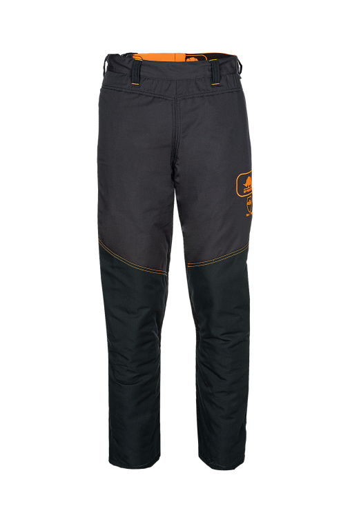Cubrepantalón para motosierra clase 1 tipo B, SIP 1RC1 con correas ajustables en la parte posterior