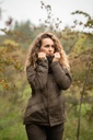 Parka Rovince Ergoline diseño para mujer, anti-insectos, membrana Sympatex cortaviento e impermeable 10.000mm, comodidad de uso ligera, varios bolsillos funcionales, bolsillo Napoleón, cuello suave, NEN-8333, EN-17487