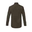 Camisa de manga larga Rovince Ergoline diseño para hombre, revestimiento antiinsectos, dos bolsillos en el pecho con solapa, un bolsillo en el pecho con cremallera, cuello abotonado, NEN-8333, EN-17487, UV50+.