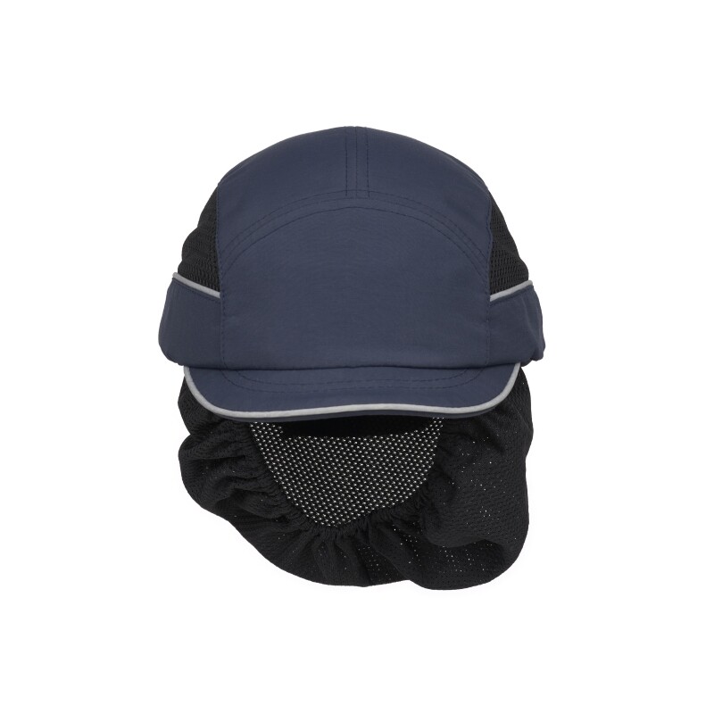 Gorra de seguridad SurFlex Agro Meshcap con cubrenucas de rejilla apto para cabello largo