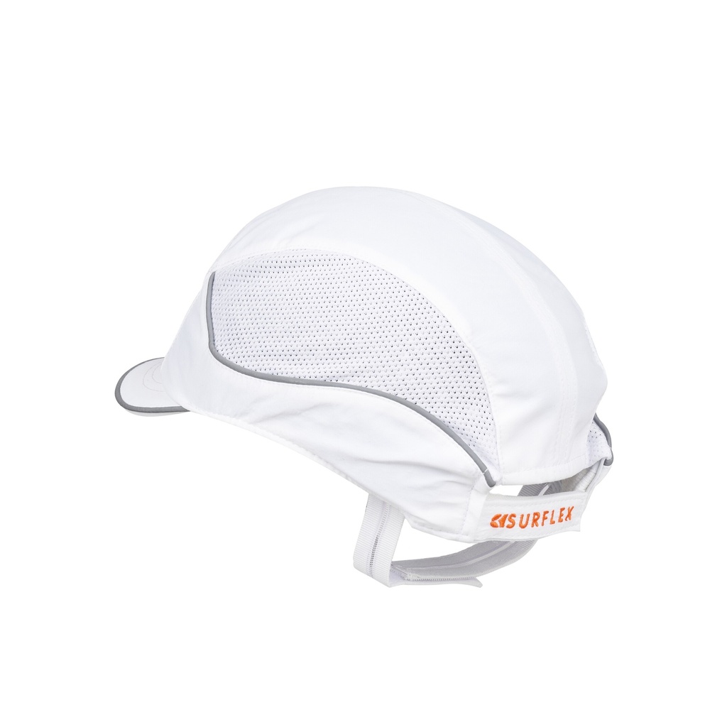 Gorra de protección contra impactos Surflex Covercap, carcasa Scarap3 de máxima protección superior y lateral con microventilaciones, talla XL, visera 3 cm,