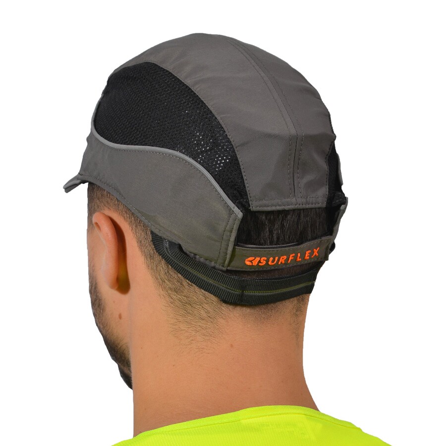 Gorra de protección contra impactos Surflex Covercap, carcasa Scarap3 de máxima protección superior y lateral con microventilaciones, talla XL, visera 3 cm,