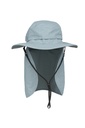 Sombrero Surflex BOB ECLIPSE de protección solar con cubrenucas sahariano - azul grisáceo (con carcasa EN812)