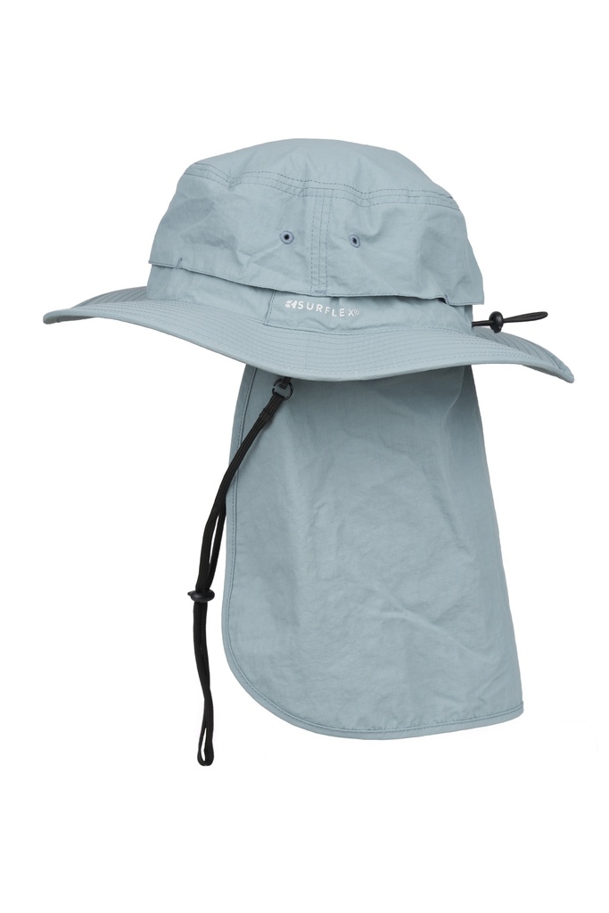 Sombrero Surflex BOB ECLIPSE de protección solar con cubrenucas sahariano - azul grisáceo (sin carcasa)