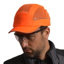 Gorra de seguridad Surflex AIR STREAM, muy ligera y ventilada, banda elástica para sujeción y bandas reflectantes