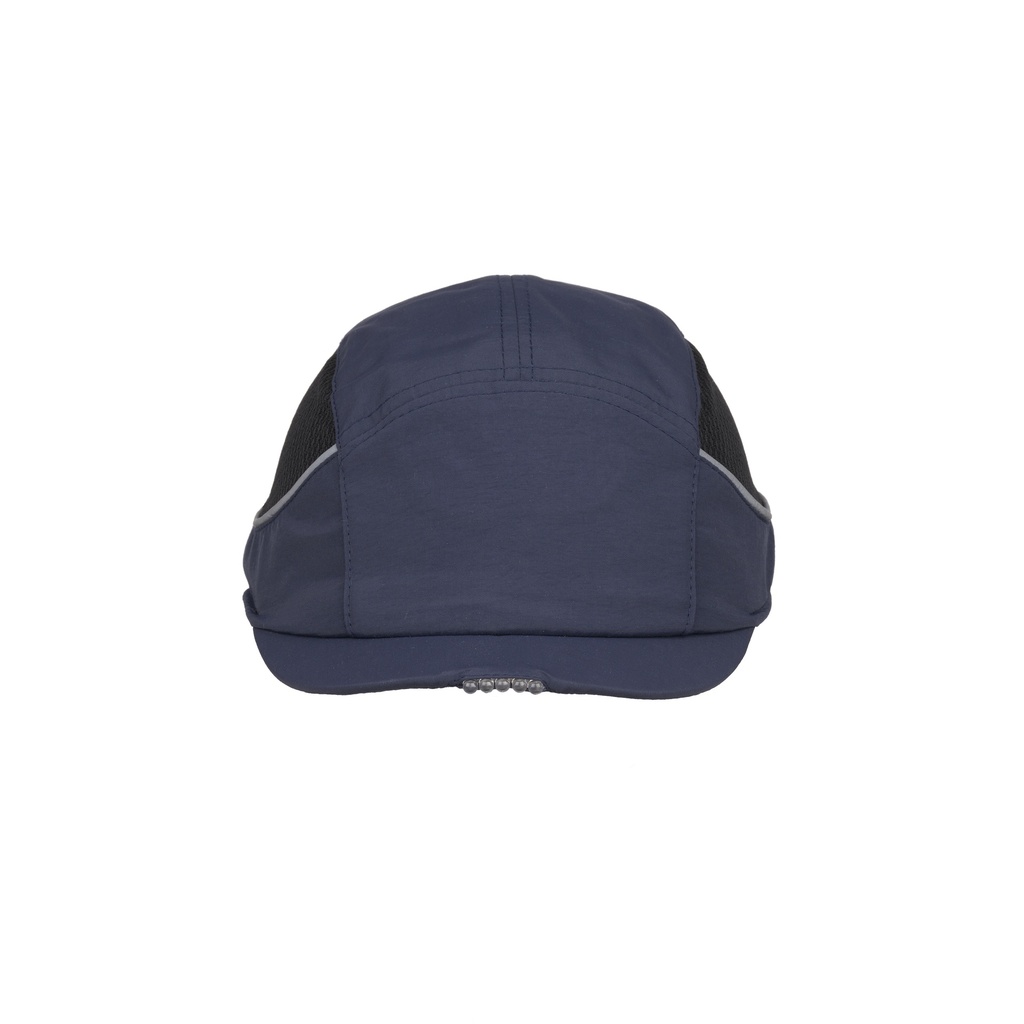 Gorra de seguridad Surflex AIRGOFLEX LED con diseño ergonómico, ventilaciones laterales y visera de 3 cm con bandas reflectantes