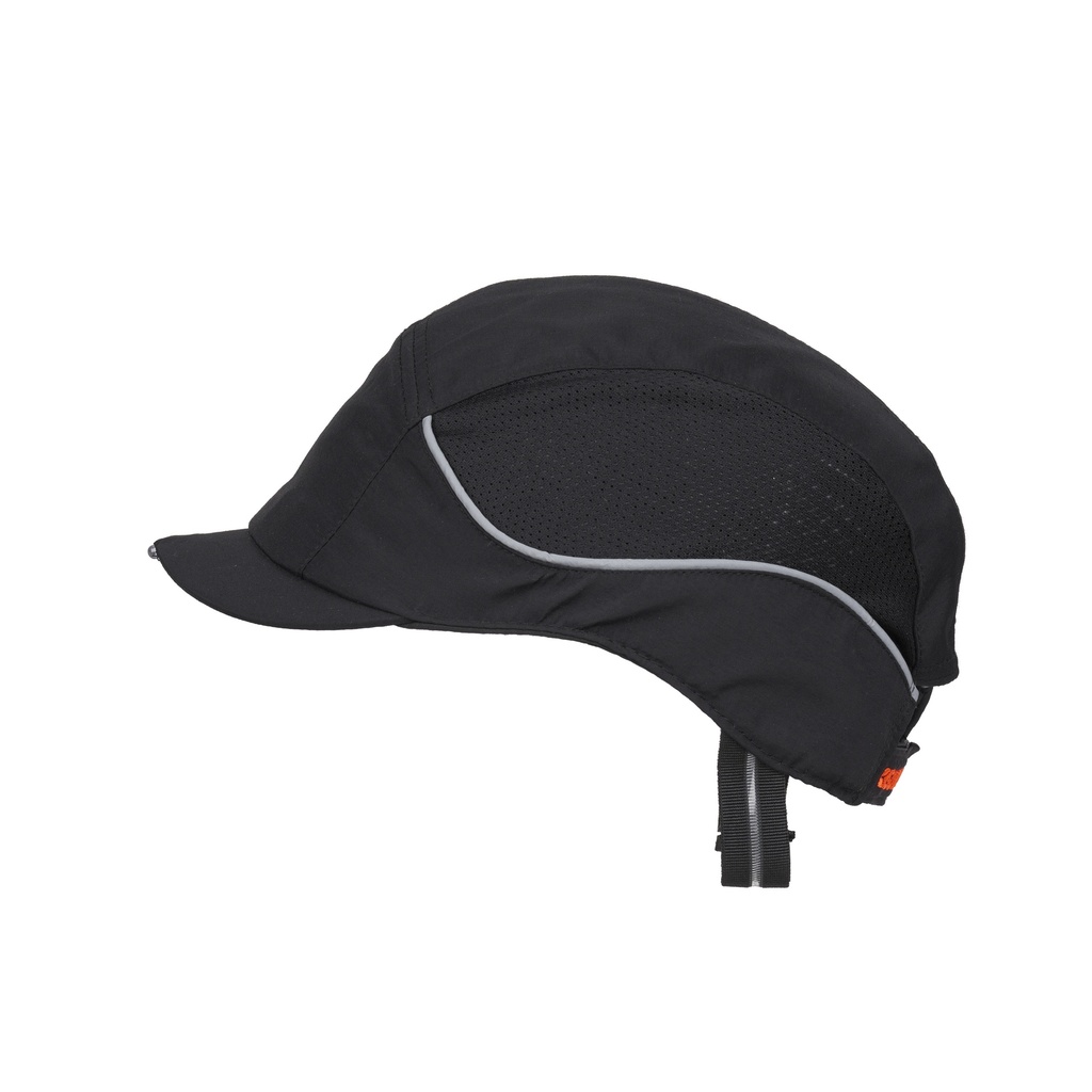 Gorra de seguridad Surflex AIRGOFLEX LED con diseño ergonómico, ventilaciones laterales y visera de 3 cm con bandas reflectantes