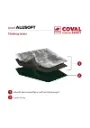 Chaqueta aluminizada Coval V3TCKAF de la línea AluSoft con interior de algodón retardante de la llama para mayor protección al calor, ligera y flexible gracias a su interior de aramida/carbono, cuello alto y cierre de velcro y botones de presión, EN ISO 11612:2015 A1+A2 B1 C3 D3 E3 F1