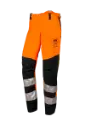 Pantalón para motosierra Sip Perthus Flash (1RQ1), EN ISO 11393 clase 1 tipo A, y alta visibilidad EN20471 clase 2
