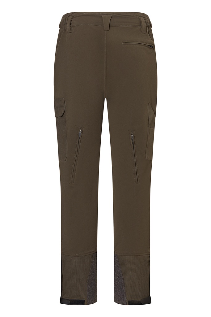 Pantalones Rovince Thornline de Cordura y Kevlar extra resistentes, repelentes de insectos (NEN-8333 y EN-17487), parte trasera elástica, cremalleras de ventilación, polaina integrada y múltiples bolsillos