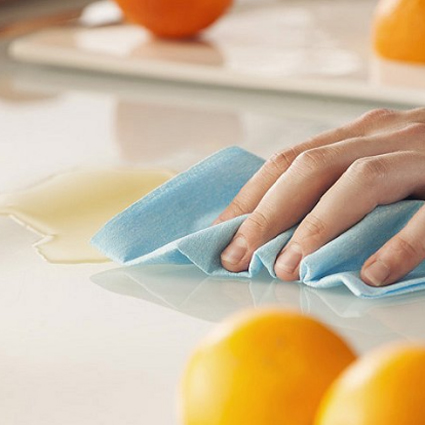 Bobina azul paños sin tejer Chicopee Veraclean Critical Cleaning Plus