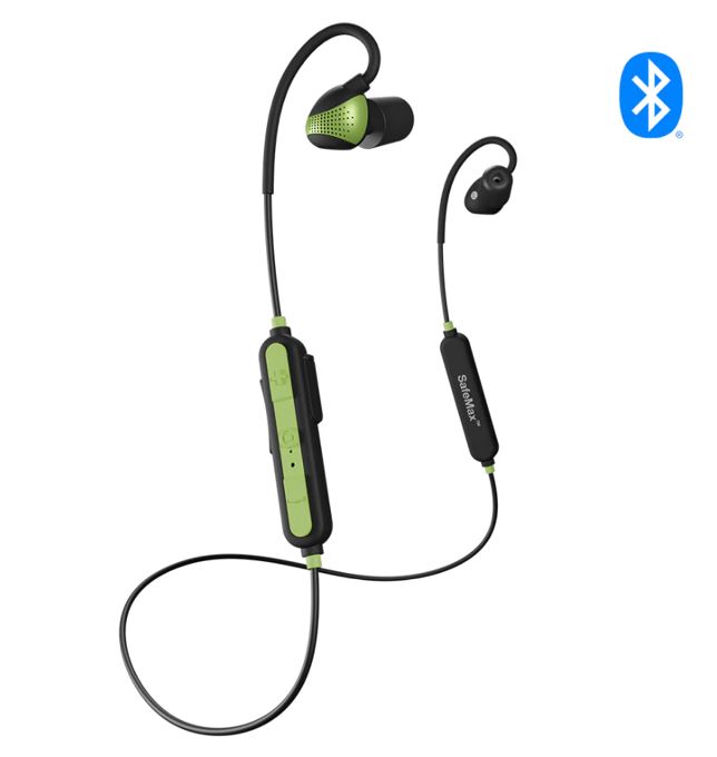 ISOtunes PRO 2.0 +AWARE - Aware Sound Control, ISOtunes Green, EN352, 79 db, carry case, charging cable, 2 cable clips, 1 pair triple flange tips, 1 pair each XS/S/M/L foam tips