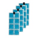 Insertos de refrigeración Inuteq PAC de origen biológico para chaleco BodyCool Pro y BodyCool Hybrid, temperatura constante de 15º C. Pack de 4
