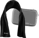 Tovallola refrescant evaporativa Inuteq BODY COOLING TOWEL+, tecnologia QCK, refrescant quan està humida, ús com a tovallola estàndard en sec. Estoig inclòs.