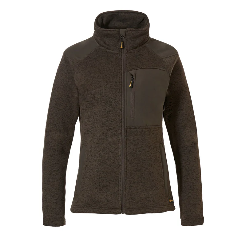 Forro polar Rovince Coarse Women repelente de insectos (NEN-8333 y EN-17487), cortavientos en parte frontal, transpirable en la espalda e insertos de tejido softshell elástico