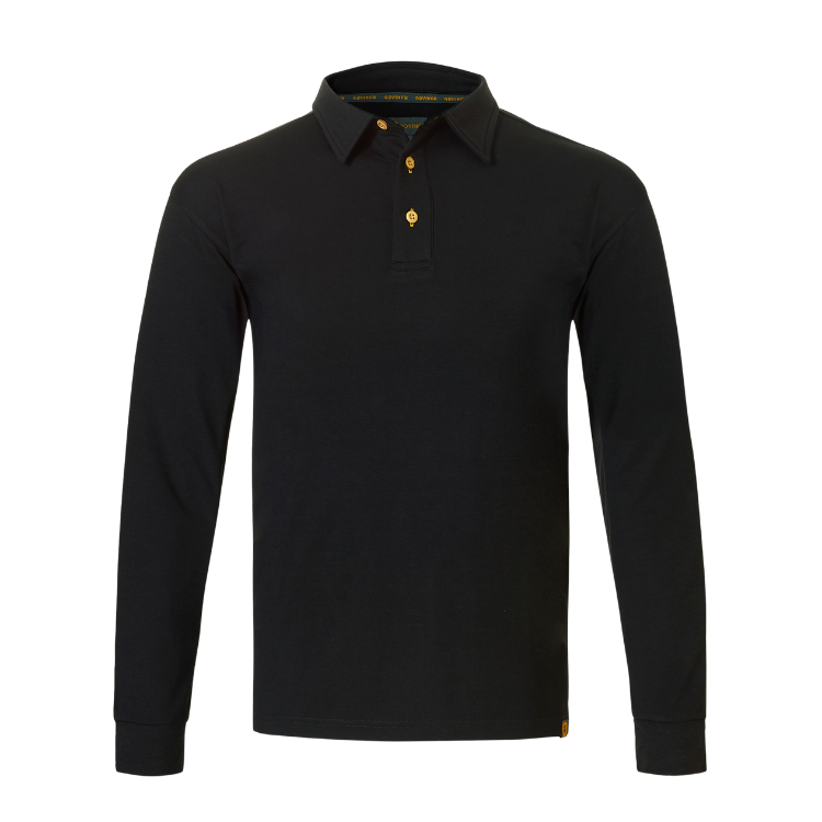 Polo Rovince Workerline manga larga, transpirable y antibacteriano, revestimiento anti-insectos, UPF50+, NEN-8333, EN-17487