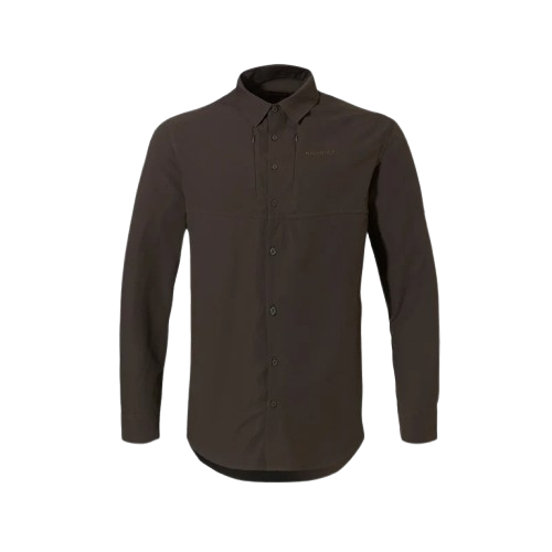 Camisa Rovince Savanna Stretch para hombre, elástica en 4 direcciones, tejido transpirable y de secado rápido, mangas remangables, repelente de insectos (NEN-8333 y EN-17487) y UPF40+