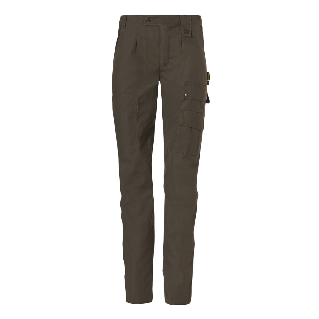 Pantalones Rovince Ergoline para mujer, repelente de insectos (NEN-8333 y EN-17487), siete bolsillos, UPF40+, bajo extensible, 220gr. Algodón/poliéster