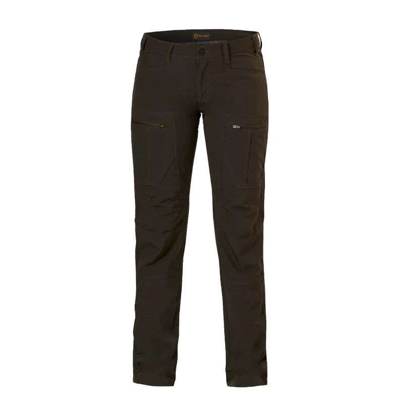 Pantalones repelentes de insectos ligeros y elásticos Rovince Savanna stretch Women, 93% poliéster, 7% elastano, 140 gr/m2, cremalleras YKK