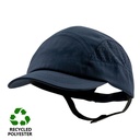 Gorra de seguridad Surflex ECO RECYCLE, 100% poliéster reciclado y certificado Global Recycled Standar, visera 5 cm