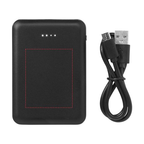 Batería externa Powerbank 5000 mAh de capacidad, salida 5V, permite recargar una vez el chaleco calefactado  Surflex.