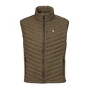 Chaleco acolchado Rovince Ergoline para hombre con tratamiento repelente de garrapatas y mosquitos y dos bolsillos laterales con cremallera YKK