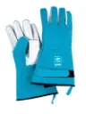 Guante criogénico Coval Artic Fox 38 cm, palma en tejido térmico con silicona antideslizante,  membrana impermeable Porelle y 2 capas de aislante PolarNest, para trabajos con nitrógeno líquido, EN511 niveles 331, EN388 2343D