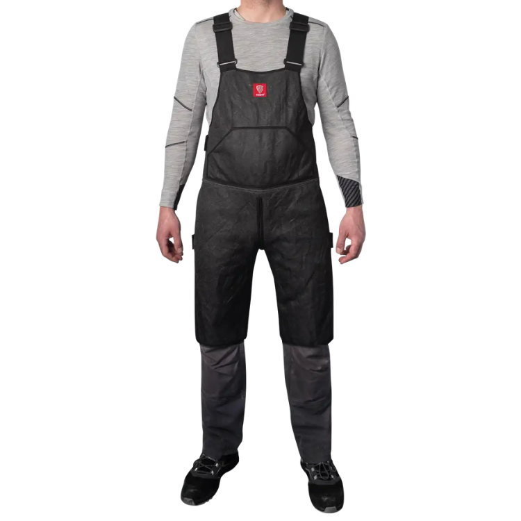 Delantal completo Granberg Kozane® 702-12 resistente al corte nivel F - ANSI A8 y EN388 3X44F. Protección muslos, abdomen y pecho