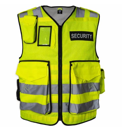 Chaleco Granberg Kozane 705-12 resistente a cortes de alta visibilidad.