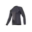 Camiseta térmica Ferano interior polar antibacterias, color gris, espalda larga, costuras planas.