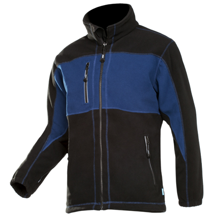 Folre polar Sioen Durango bicolor amb paravents al davant i esquena.