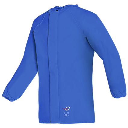 Jaqueta impermeable transpirable Sioen Morgat certificat contacte alimentari directe, impermeable a patògens de la sang, rentable a 95 °C.