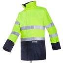  Parka SIOEN Reaven A.V. ignífuga antiestàtica i impermable, folre polar interior extraïble. Oferta fins a fi d'existències