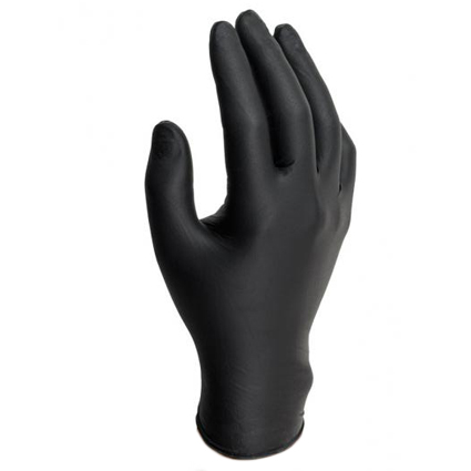 Guant d'un sol ús nitril negre ANSELL Microflex 93-852