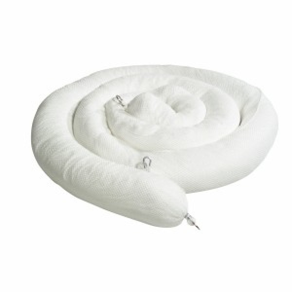 Diques absorbentes Pig, absorción solo de aceites. 20 cm. diámetro x 6 metros, paquete con 4 unidades.