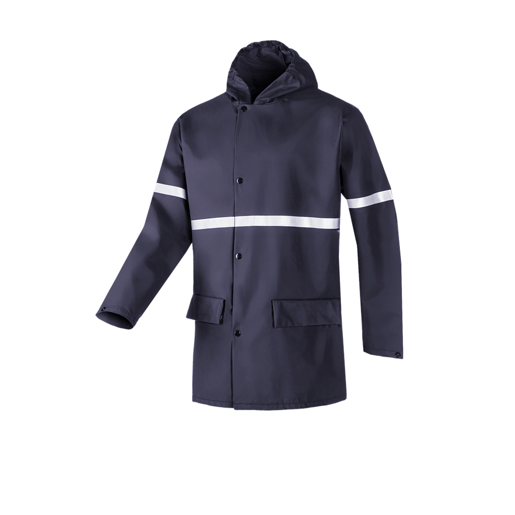 Impermeable Sioen Merton retardant de flama i antiestàtic, banda reflex