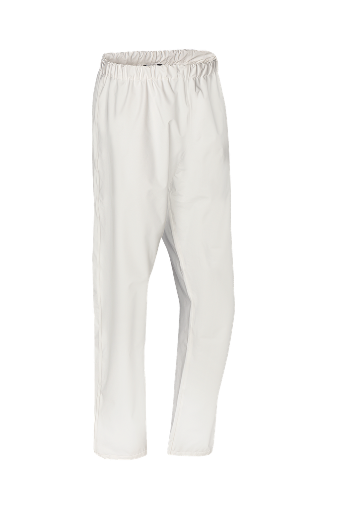 Pantalón impermeable alimentario Sioen Karby, tejido poliuretano Flexothane Kleen, muy ligero 170 gr/m2, lavable a 95º C