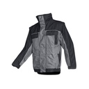 Bomber Sioen Ceton impermeable y acolchada con mangas desmontables y capucha