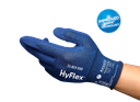 Guante Ansell Hyflex 11-819 ESD, gran sensibilidad gracias a su forro galga 18 y el recubrimiento ultrafino de espuma de nitrilo Fortix, válido para pantallas táctiles, electrónica y entornos ATEX.