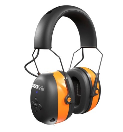 [IT-47] ISOtunes AIR DEFENDER/IT-47, EN352, with Safety Orange, 85dBA, 24 NRR, 40 hour battery
