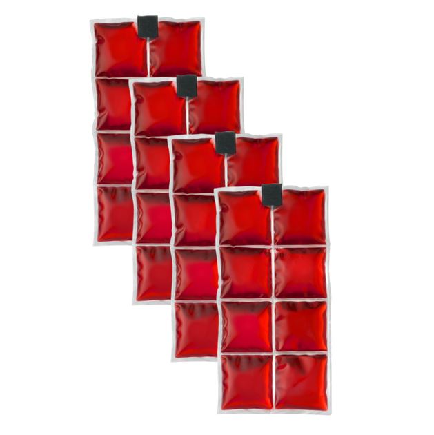 [1364022908] Inserts de refrigeració Inuteq PAC d'origen biològic, "gel" a temperatura constant de 29º C. Pack de 4